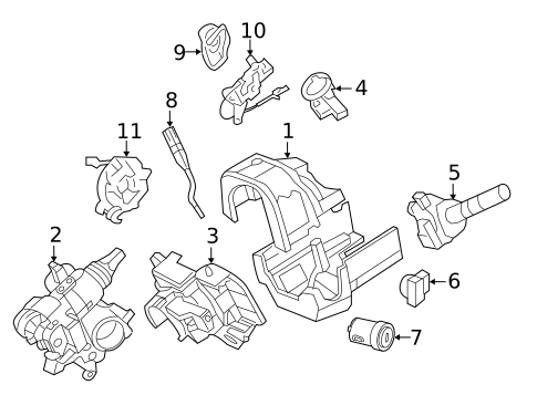 Anti-Theft Components for 2010 Ford Expedition #1