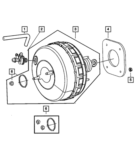 Power Brake Booster for 2009 Chrysler PT Cruiser #0