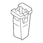 9XG06575X0 - Body: Trim Panel Retainer Nut for Mazda: Tribute Image