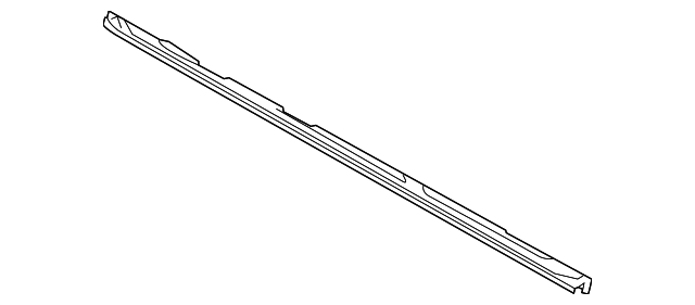 Genuine Toyota Truck Bed Side Rail (Left, Rear) part# 66249
