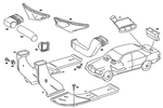 2018310125 - Heating and Ventilation: Fitting for Mercedes-Benz: 190, 190D, 190E Image
