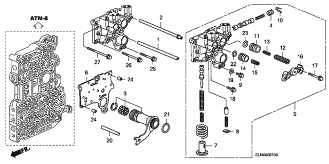 AT Regulator Body for 2008 Honda Fit #0
