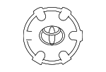 4260335610 - Suspension: Center Cap for Toyota: 4Runner, FJ Cruiser, Tacoma Image