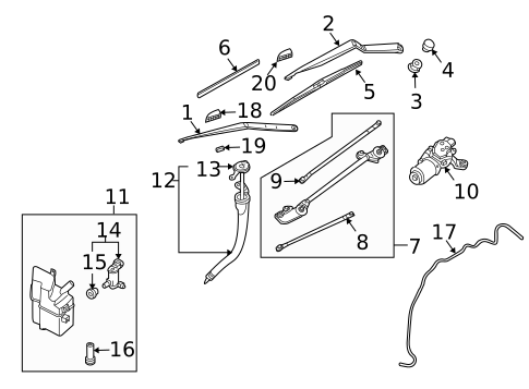 Wipers for 2007 Nissan 350Z #2