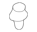 MB547806 - Body: Bumper Cover Clip for Mitsubishi: 3000GT, Diamante, Eclipse, Endeavor, Galant, Lancer, Mirage, Montero, Outlander Image