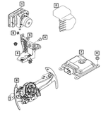 68667710AA - Electrical: Anti-lock Brake Control Unit for Mopar Image