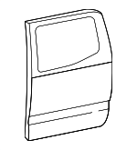 6700304061 - Body: Door Shell for Toyota: Tacoma Image