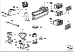 65811384121 - Instruments, Measuring Systems: Support Radio/on Bord Computer for BMW Image