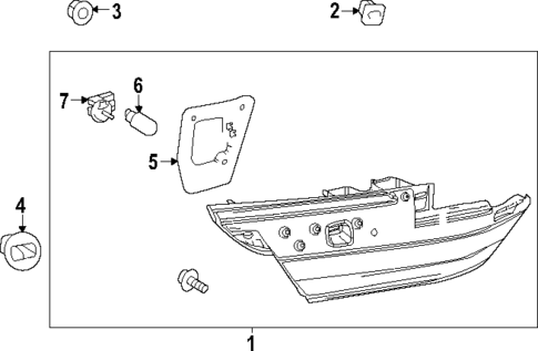 Backup Lamps for 2025 Toyota Camry #0