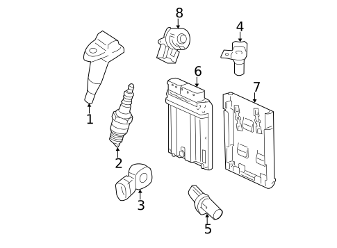 Powertrain Control for 2008 Cadillac CTS #0