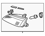 81150AA010 - : 1997-1999 Toyota Camry - Headlamp Assembly Left for Toyota: Camry Image