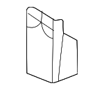 5385160220 - Body: Fender Liner Pad for Lexus: LX600, LX700h Image