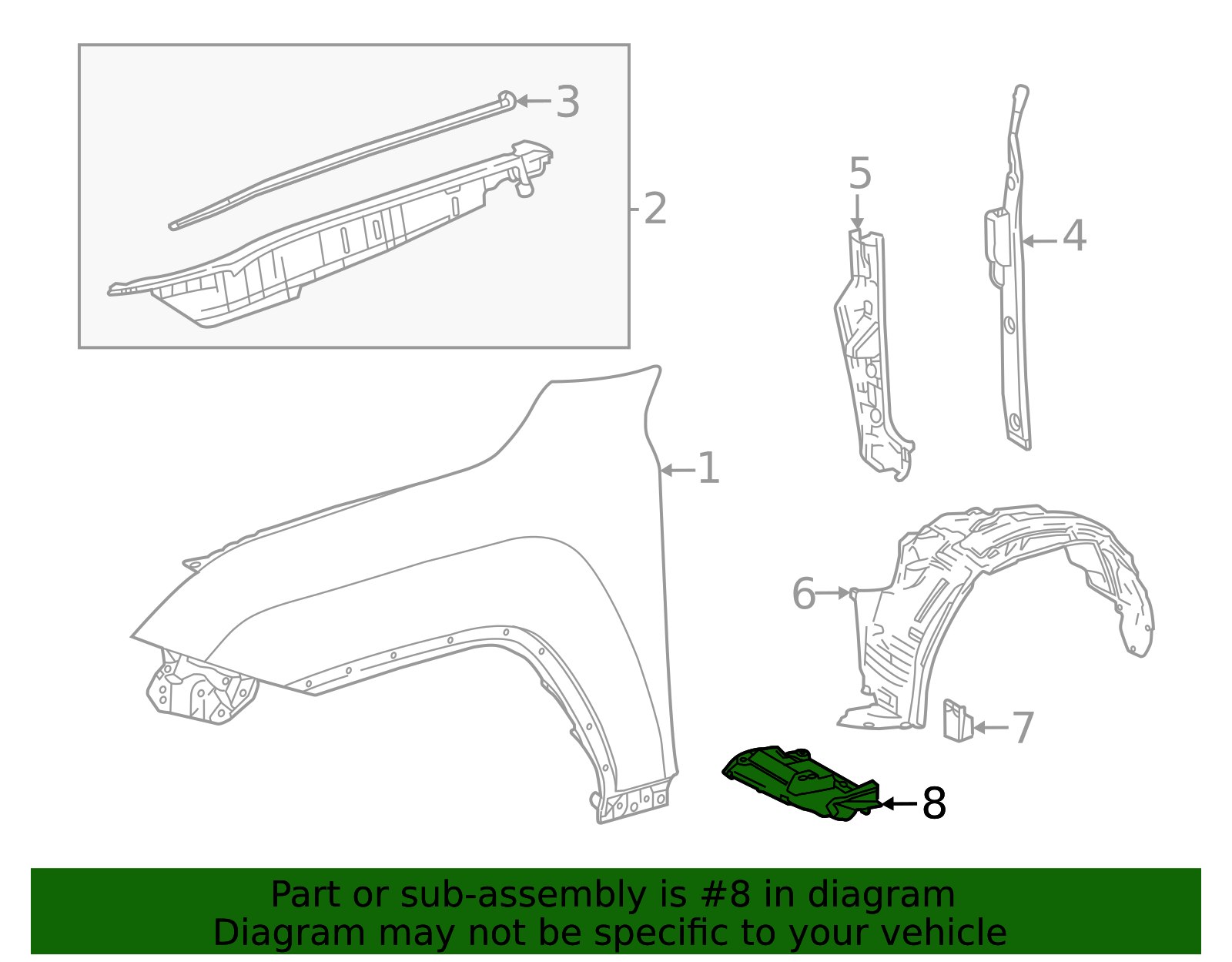 2025 Lexus Liner Extension 51043-60080 | AutoNation Parts