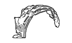 5380560200 - : Fender Liner for Lexus: LX600, LX700h Image