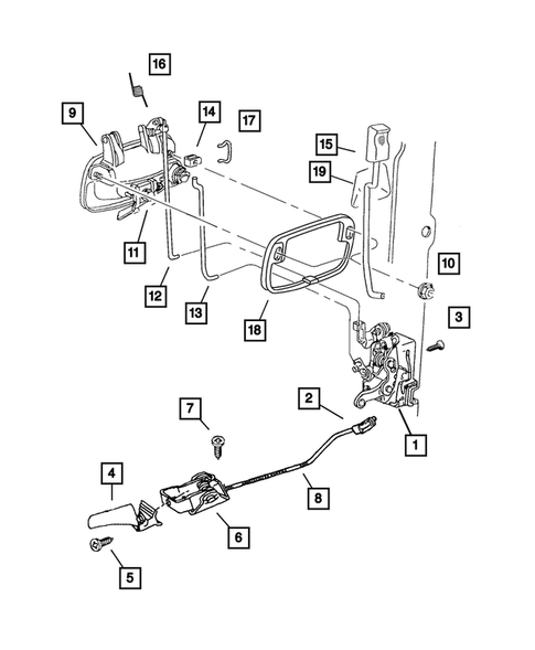 Front Door for 2002 Dodge Ram 3500 #1