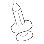 6102161AA - Body: Bumper Cover Nut for Chrysler: Sebring | Dodge: Stratus Image