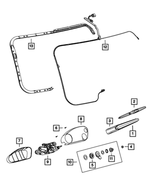 68080691AA - : Wiring Protector Cover for Mopar Image