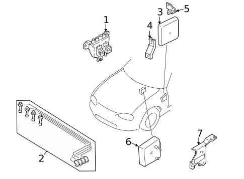 Ignition Coil for 1999 Mazda Miata #0