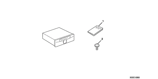 Cassette Player for 2008 Honda Odyssey #0