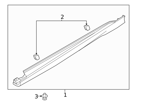 Exterior Trim - Pillars for 2017 Ford Focus #0