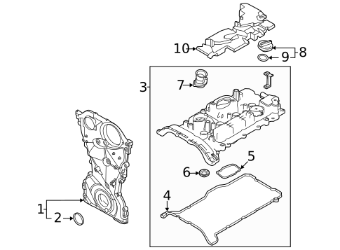 Gaskets & Sealing Systems for 2023 Genesis GV80 #0