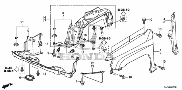 Front Fenders for 2007 Honda Ridgeline #0