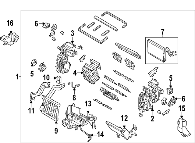 97200DO000 - : AC &amp; Heater Assembly for Kia Image