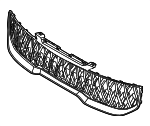 86350R0610TRS - Body: Grille Assembly for Kia Image
