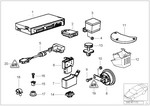 61138365356 - Audio, Navigation, Electronic Systems: Universal Socket Housing Uncoded for BMW Image