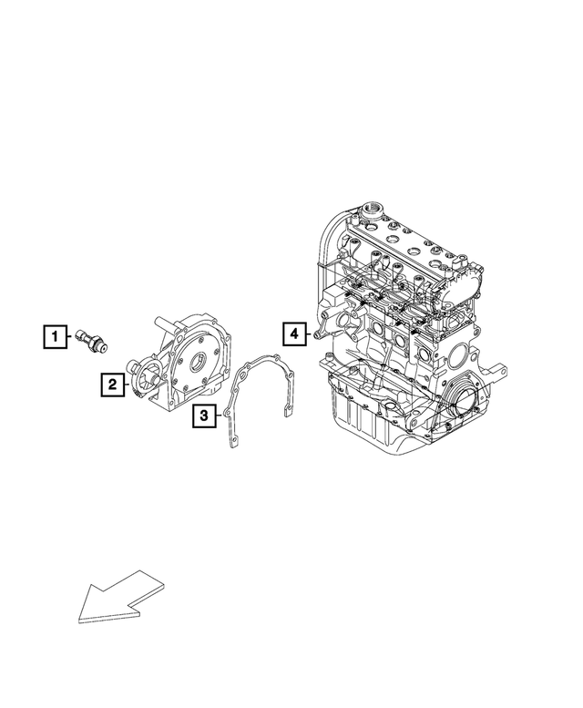 « 68324533AA – Electrical : Huile Moteur Pompe pour Mopar Image »