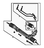 LR011595 - : Rack And Pinion Assembly for Land-Rover Image