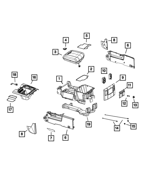Consoles for 2018 Ram 3500 #2