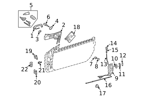Lock & Hardware for 2006 Mercedes-Benz SL55 AMG #0