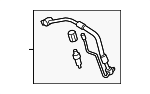 8W1816740 - HVAC: Rear AC Tube for Audi Image