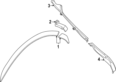 Exterior Trim - Quarter Panel for 2023 BMW i4 #0