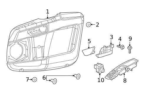 Front Door for 2019 Ram ProMaster City #2