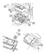 4608719AB - : Battery for Mopar Image