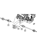 4809790AC - Automatic Transaxle 4 Speed: Heat Shield for Mopar Image image