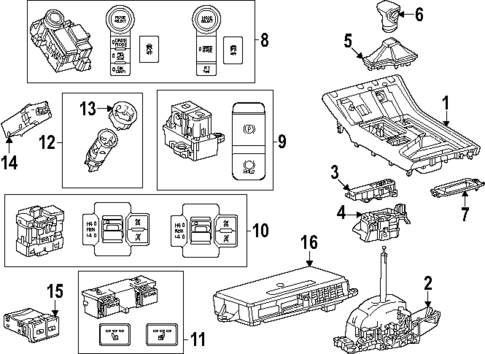 Parking Brake for 2024 Lexus GX550 #0