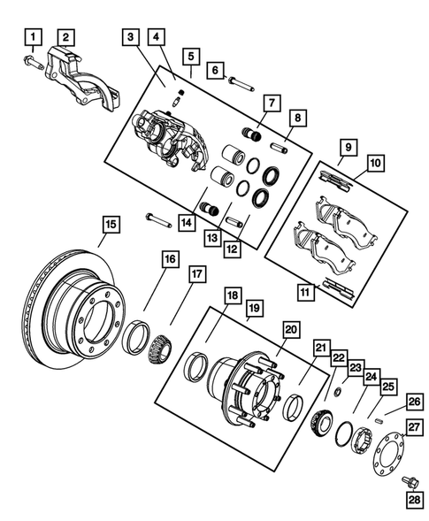 Rear Brakes for 2008 Dodge Ram 2500 #0