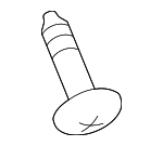 LR046742 - Body: Door Trim Panel Screw for Land Rover: Defender 110, Defender 130, Defender 90, Discovery, Range Rover, Range Rover Sport, Range Rover Velar Image