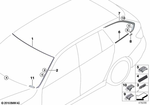51317258053 - Vehicle Trim: Cover, Windshield, Top for BMW Image