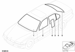 51318125877 - : Green Windscreen, Green Shade Band for BMW Image