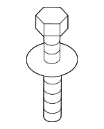 281712H000 - Engine: Air Cleaner Body Bolt for Kia: Borrego, Carnival, Forte, Forte Koup, Forte5, K4, K5, K900, Niro, Niro EV, Optima, Rio, Rio5, Sedona, Seltos, Sorento, Soul, Sportage, Stinger, Telluride Image