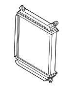 17117560816 - Cooling System: Auxiliary Radiator for BMW: Alpina XB7, X5, X6, X7 Image