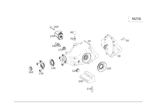 Rear Axle Housing with Differential for 2024 Mercedes-Benz AMG&reg; GT 53 #0