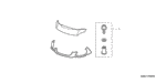 8P35SL0200R1 - Accessory Components: HARDWARE KIT, NOSE MASK for Honda Image
