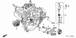 22825PX5A00 - Transmission - Manual: BOLT, RELEASE FORK for Honda Image