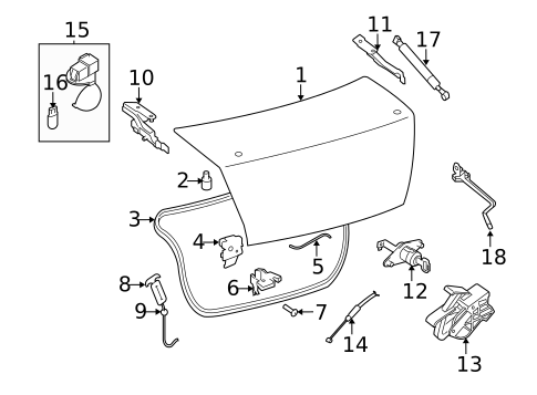 Trunk for 2010 Nissan Sentra #0