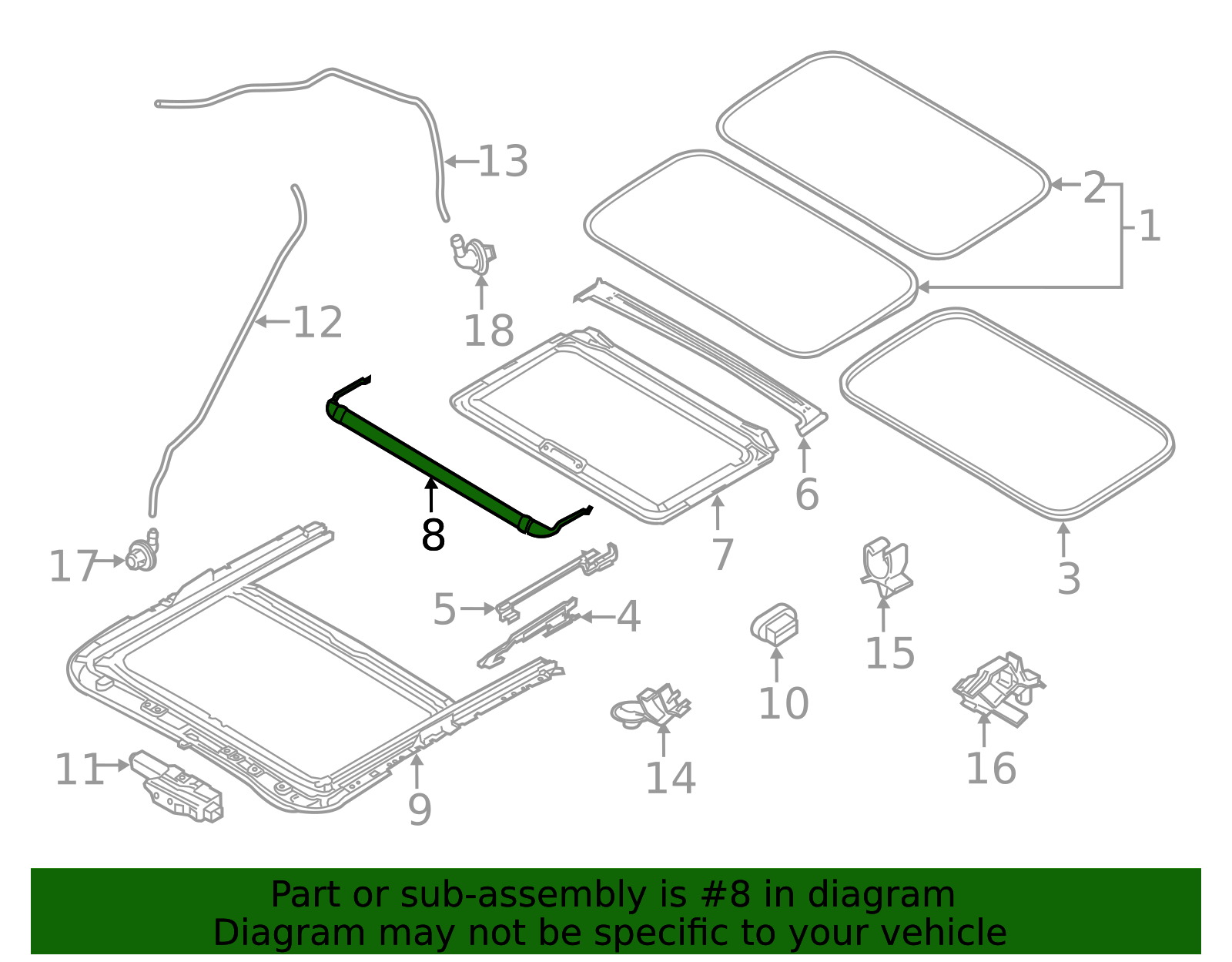 BHP2-69-880 | 2014-2018 Mazda 3 Sunroof Deflector | Palladino